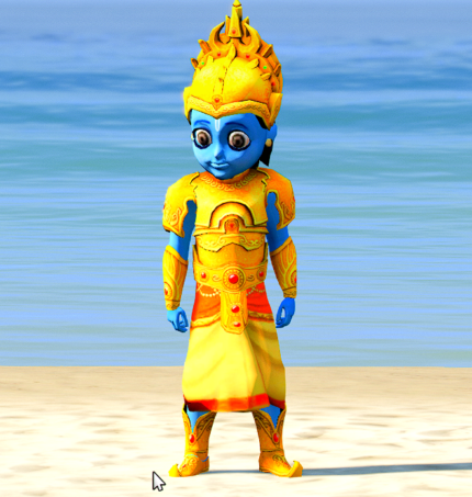 GTA 5 Mod Lord Krishna"