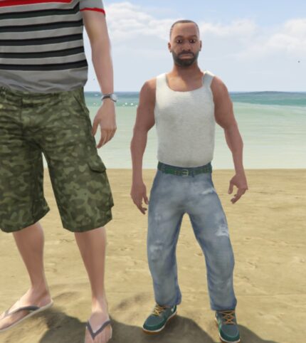 GTA 5 Mods Small Indian Bike Driving 3D Franklin Addon Ped+FiveM