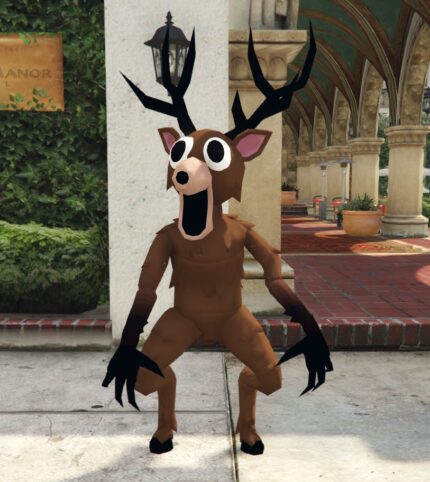 GTA 5 Mods Deer 99 Nights in The Forest Addon Ped+FiveM