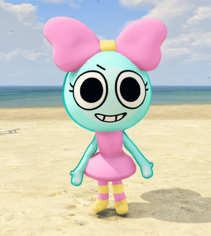 GTA 5 Mods Poppy in Dandys World Addon Ped+FiveM