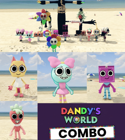 Updated Dandy's World Combo Pack of All Peds And Prop Continuously Updating