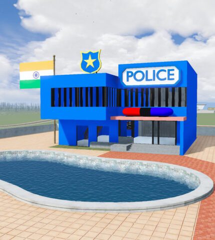 GTA 5 Mods Indian Bike 3D Police House Addon Prop