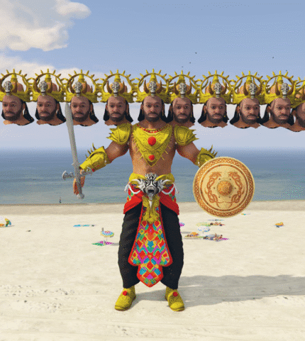 GTA 5 Mods Indian Bike Driving 3D Franklin Ravan Addon Prop