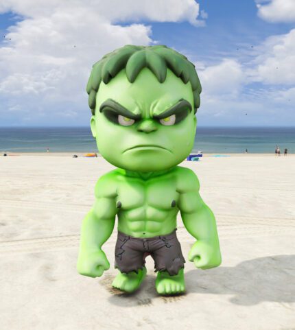 GTA 5 Mods Baby Hulk Addon Ped