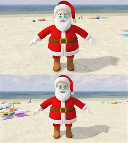 GTA 5 Mods Santa Claus Addon Prop(Small+Big)
