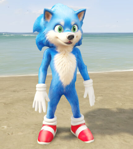 GTA 5 Mods Sonic Wolf 2 Addon Ped+FiveM