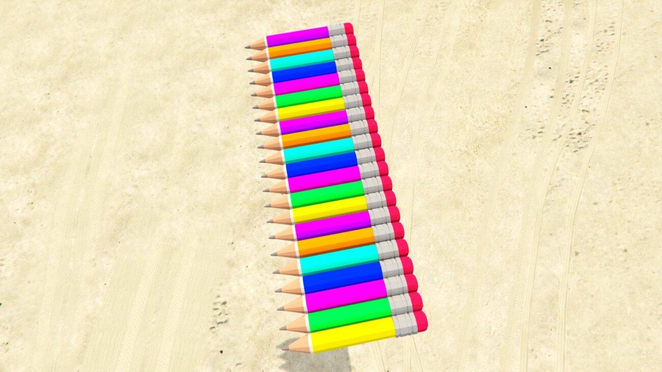 GTA 5 Mods Pencil Ramp Addon Prop+FiveM - GTA5MODX