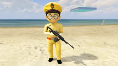 gta 5 mods police nobita preview 1