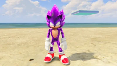 gta 5 mods purple super sonic preview 2