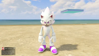 gta 5 mods white super sonic preview 2
