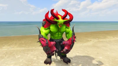 gta 5 mods devil monster hulk preview 1