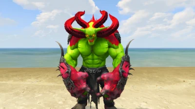 gta 5 mods devil monster hulk preview 3