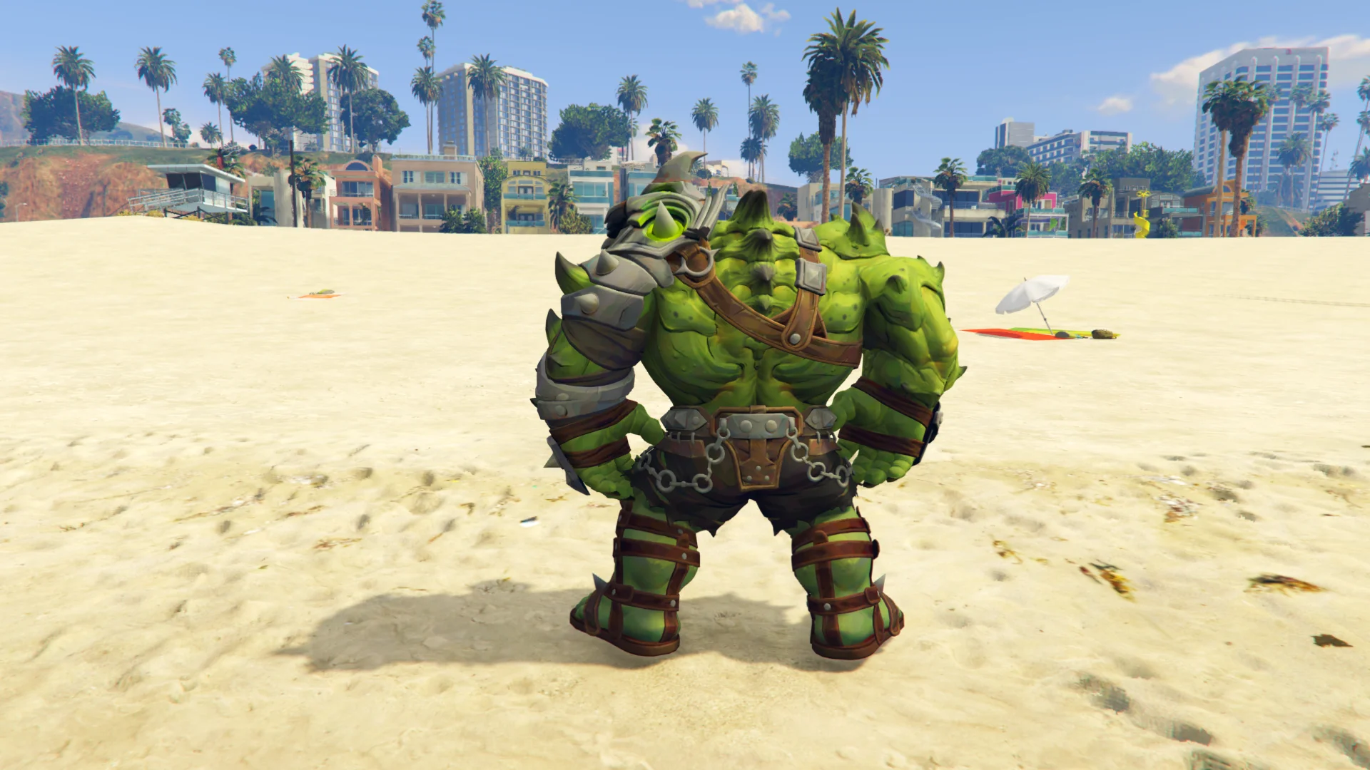 GTA 5 Mods Monster Devil Hulk Addon Ped+FiveM