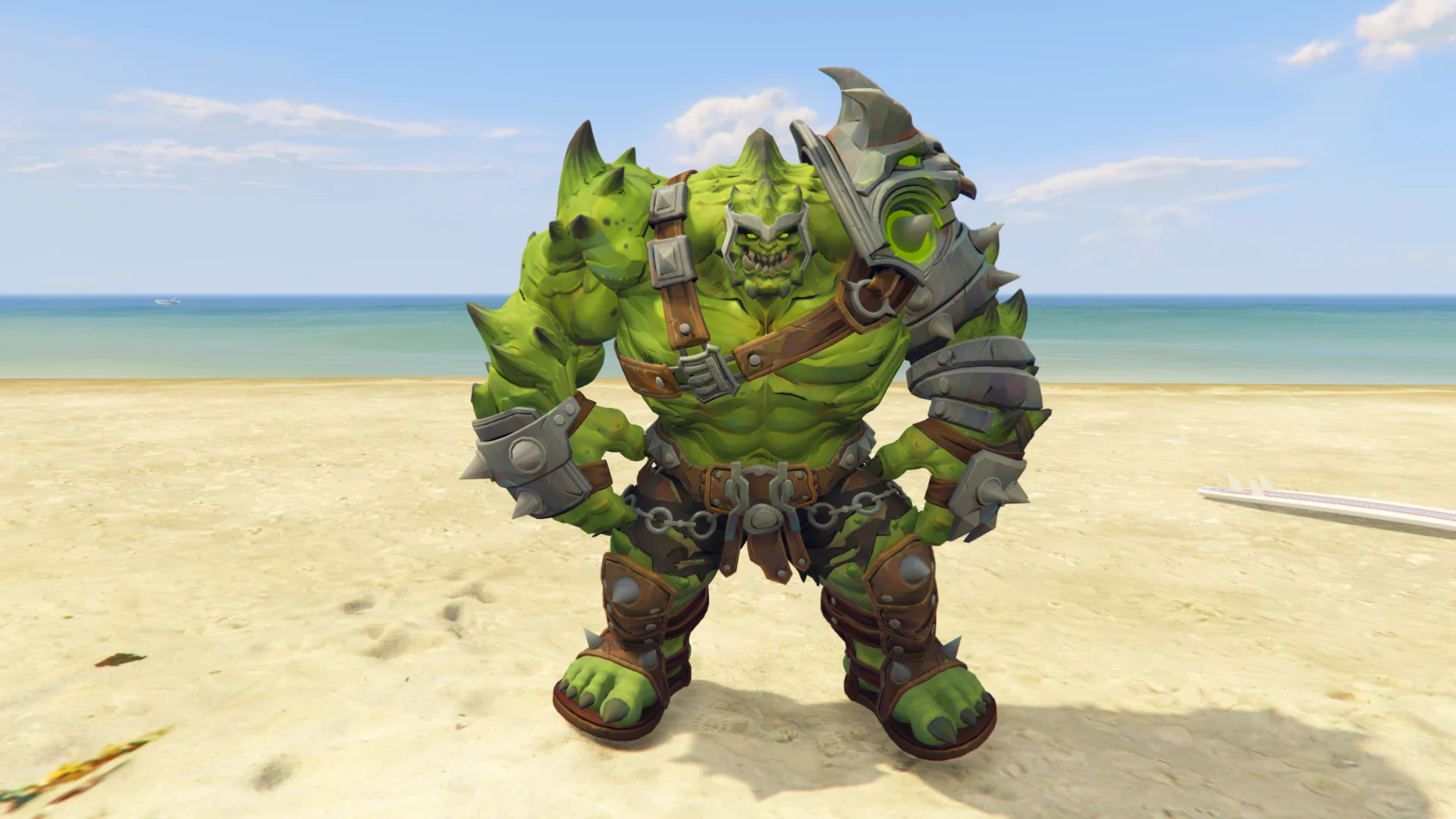 GTA 5 Mods Monster Devil Hulk Addon Ped+FiveM