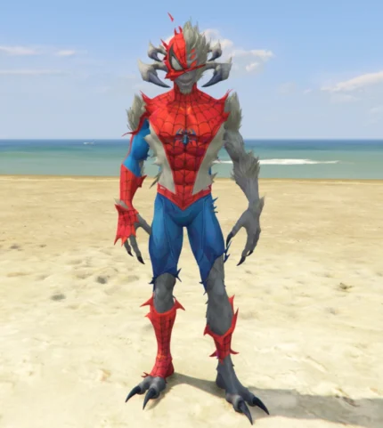 GTA 5 Mods Zombie Spiderman Addon Ped+FiveM