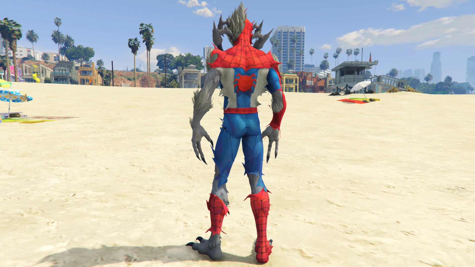 GTA 5 Mods Zombie Spiderman Addon Ped+FiveM