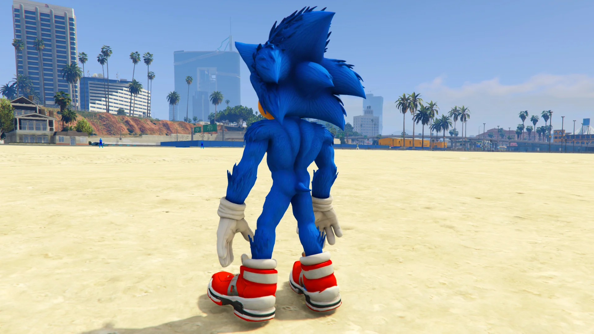 GTA 5 Mods Muscular Sonic Level 3 Addon Ped+FiveM
