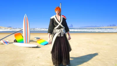 gta 5 mods gta5modx ichigo kurosaki preview 3