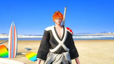 gta 5 mods gta5modx ichigo kurosaki preview 4