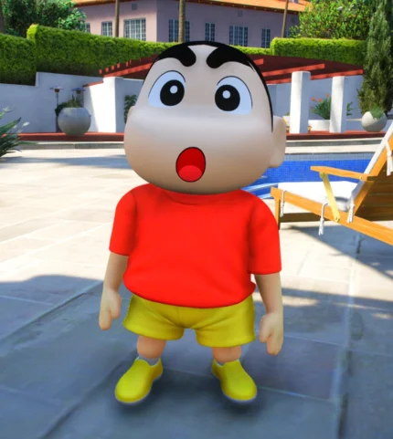 GTA 5 Mods Shinchan New Addon Ped
